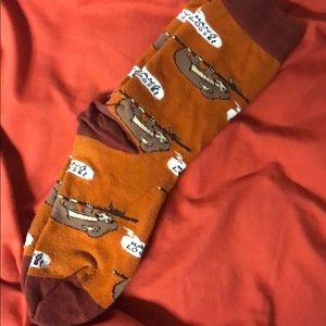 J. Crew dress socks  “hang loose”